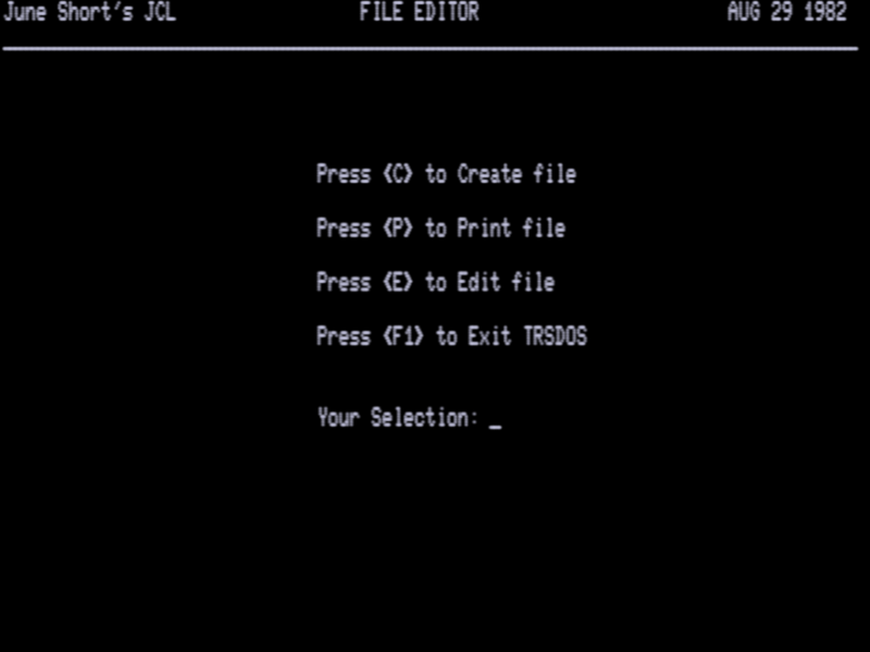 Screen shot